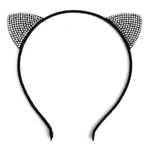 Sexy Cat Kitten Ear Headband Cubic Crystal Tiger Halloween hair band Costume